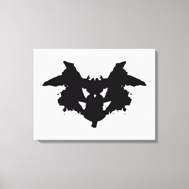 Rorschach Inkblot Leinwanddruck (Vorderseite)