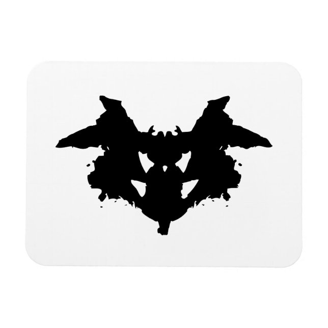 Rorschach Inkblot Magnet (Horizontal)