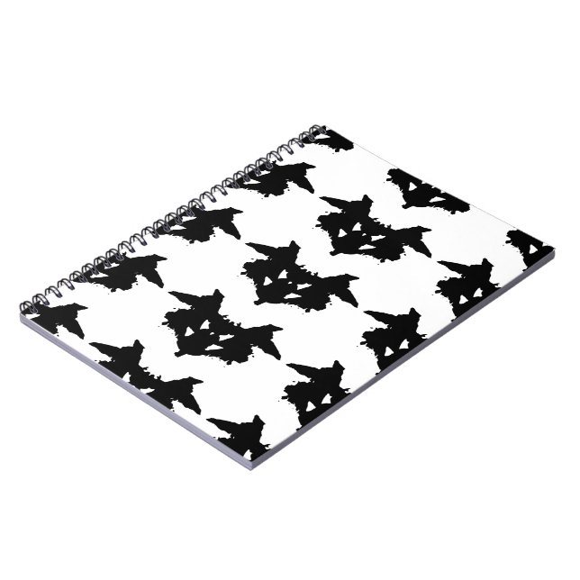 Rorschach Inkblot Notizblock (Linke Seite)