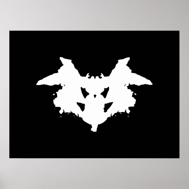 Rorschach Inkblot Poster (Vorne)