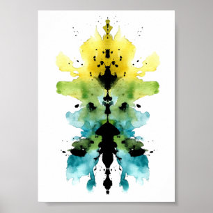 Rorschach Inkblot Test. Nenn mich nicht verrückt Poster