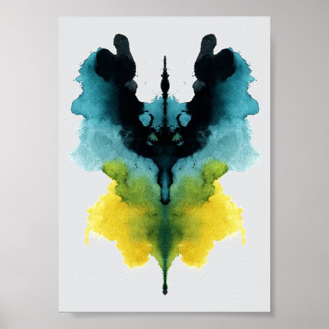 Rorschach Inkblot Test. Nenn mich nicht verrückt Poster (Vorne)