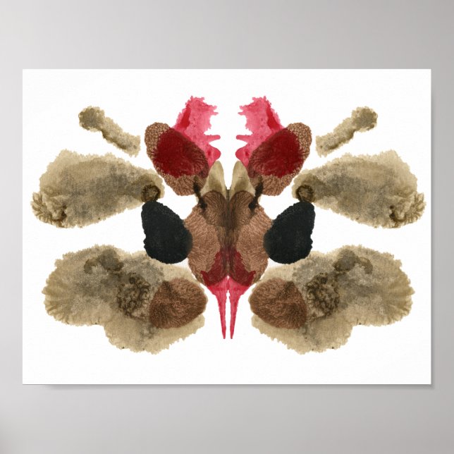 Rorschach Inkblot Test. Nenn mich nicht verrückt Poster (Vorne)