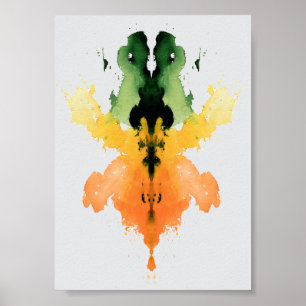 Rorschach Inkblot Test. Nenn mich nicht verrückt Poster