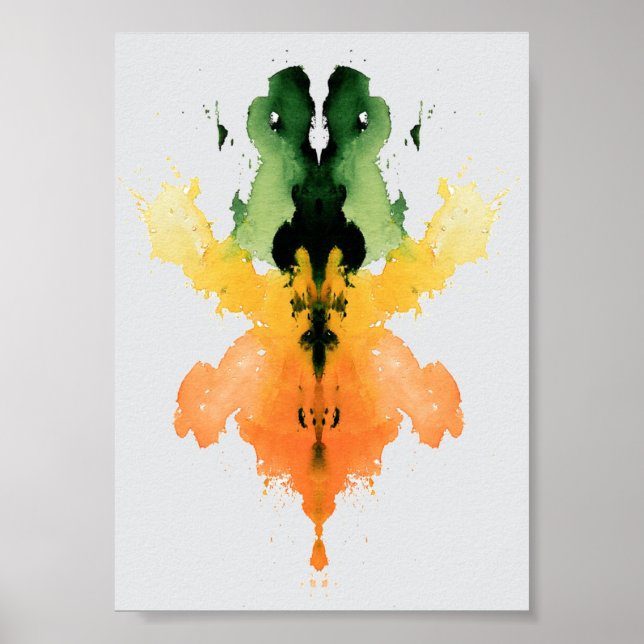 Rorschach Inkblot Test. Nenn mich nicht verrückt Poster (Vorne)