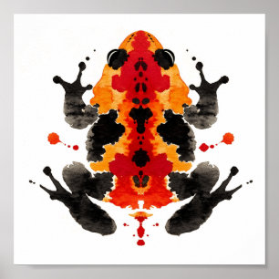 Rorschach Inkblot Test. Nenn mich nicht verrückt Poster