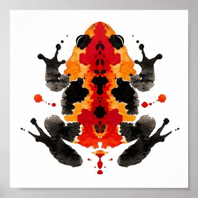 Rorschach Inkblot Test. Nenn mich nicht verrückt Poster (Vorne)