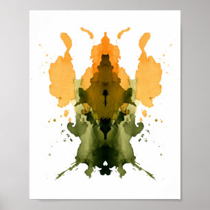 Rorschach Inkblot Test. Nenn mich nicht verrückt Poster