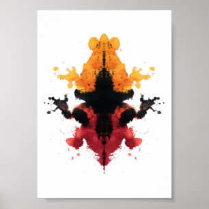 Rorschach Inkblot Test. Nenn mich nicht verrückt Poster