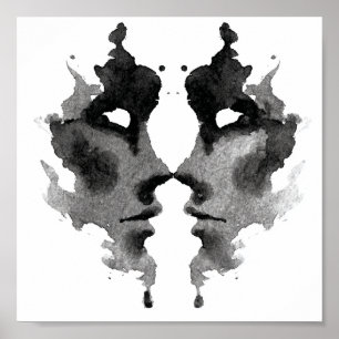 Rorschach Inkblot Test. Nenn mich nicht verrückt Poster