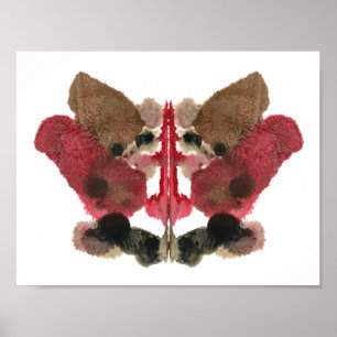 Rorschach Inkblot Test. Nenn mich nicht verrückt Poster