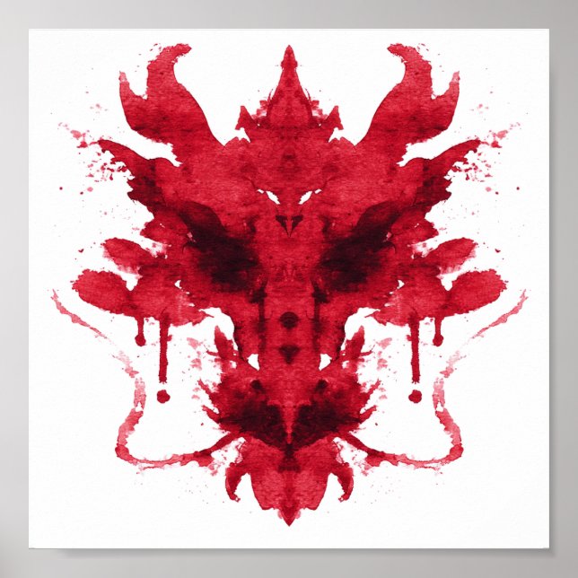 Rorschach Inkblot Test. Nenn mich nicht verrückt Poster (Vorne)