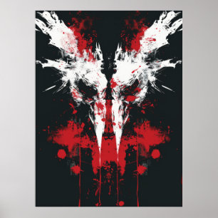 Rorschach Inkblot Testplakat Poster