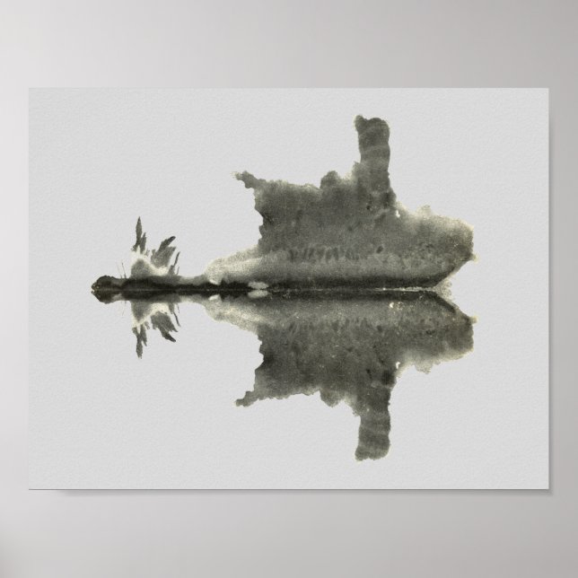 Rorschach Inkblot Testspass Kunst Poster (Vorne)