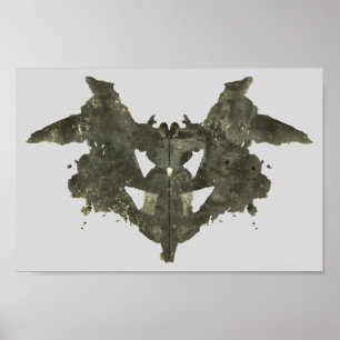 Rorschach Inkblot Testspass Kunst Poster