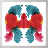 Rorschach Inkblot Testspass Kunst