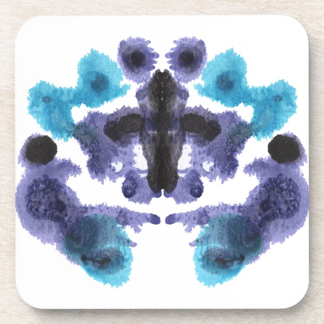 Rorschach Inkblot Testspass Untersetzer (Vorderseite)