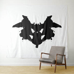 Rorschach Inkblot Wandteppich