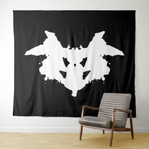Rorschach Inkblot Wandteppich
