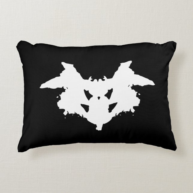 Rorschach Inkblot Zierkissen (Vorderseite)