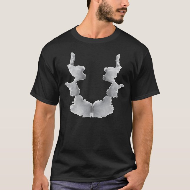 Rorschach-Test-Tintenklecksplatte 7 T-Shirt (Vorderseite)