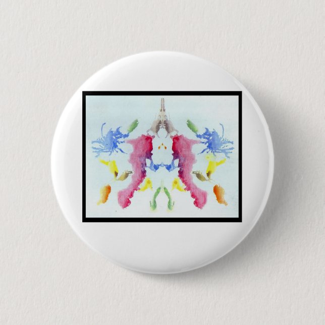 Rorschach-Tintenklecks 10.0 Button (Vorderseite)