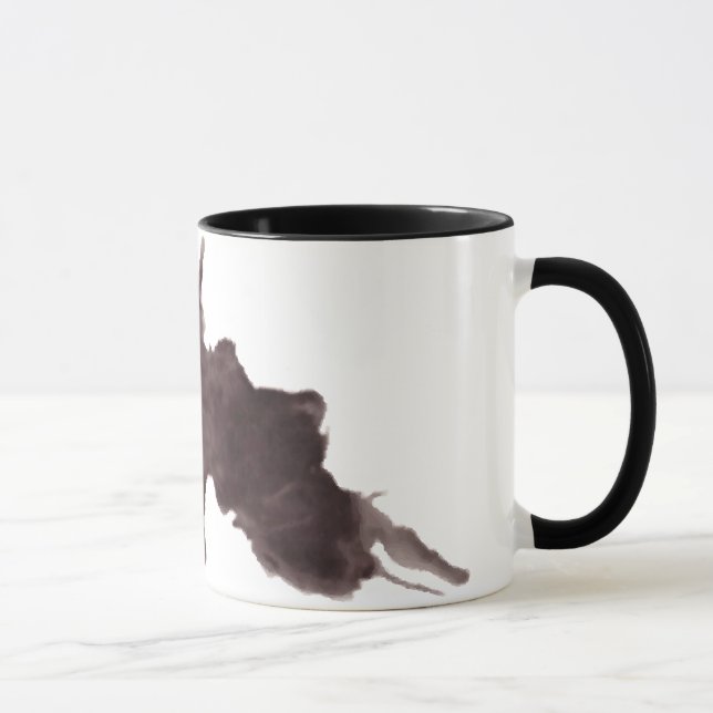 Rorschach-Tintenklecks 5 Tasse (Rechts)