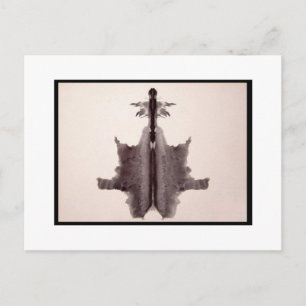 Rorschach-Tintenklecks 6.0 Postkarte
