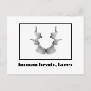 Rorschach-Tintenklecks 7 Postkarte