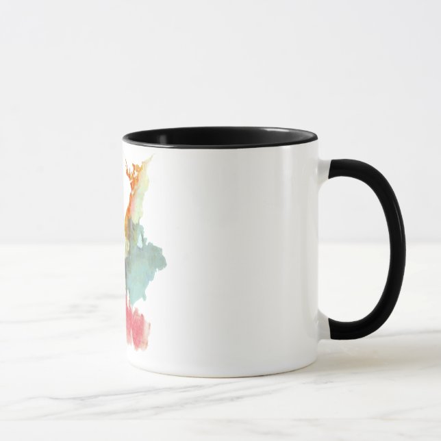 Rorschach-Tintenklecks 9 Tasse (Rechts)