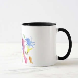 Rorschach-Tintenklecks-Testplatte 10 Tasse