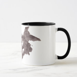 Rorschach-Tintenklecks-Testplatte 1 Tasse