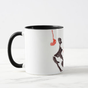Rorschach-Tintenklecks-Testplatte 3 Tasse