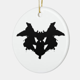 Rorschach Tintenkleks Keramikornament