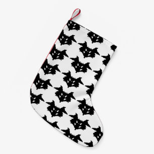 Rorschach Tintenkleks Kleiner Weihnachtsstrumpf