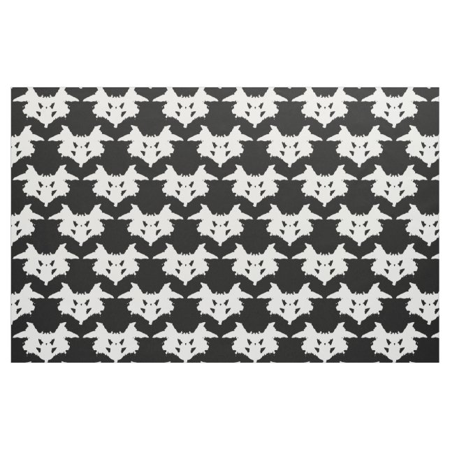 Rorschach Tintenkleks Stoff (Fat Quarter (45,7 x 55,9 cm))