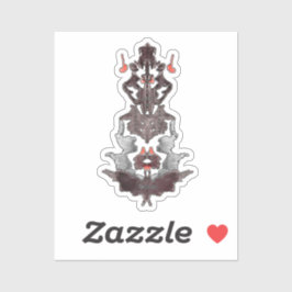 Rorschach Will, Menschen zu lesen Aufkleber