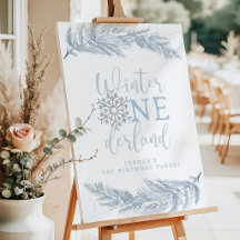 RORY Blaue Winter OnderLand Kiefer 1. Geburtstag