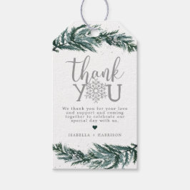 RORY Green Winter Pine Snow Flake Weihnachtsanreiz Geschenkanhänger