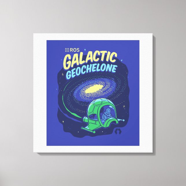 ROS Galactic Geochelone auf ummantelten Canvas Leinwanddruck (Vorderseite)