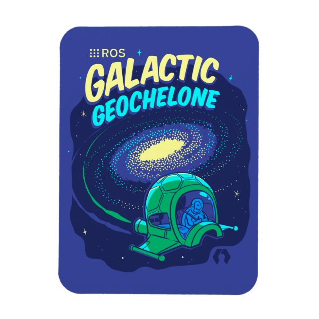 ROS Galactic Geochelone Magnet (Vertikal)