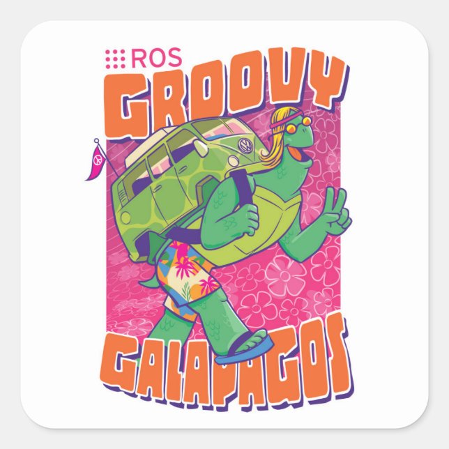 ROS Groovy Galapagos Stickers (Vorderseite)