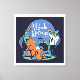 ROS Melodic Morenia Release auf ummantelten Canvas Leinwanddruck