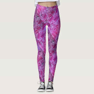 Rosa 100-Dollar-Scheine Leggings