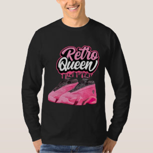 Rosa 14er Sneaker Match T-Shirts Retro Queen T