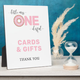 Rosa 1. Geburtstagskarten und Geschenke Fotoplatte