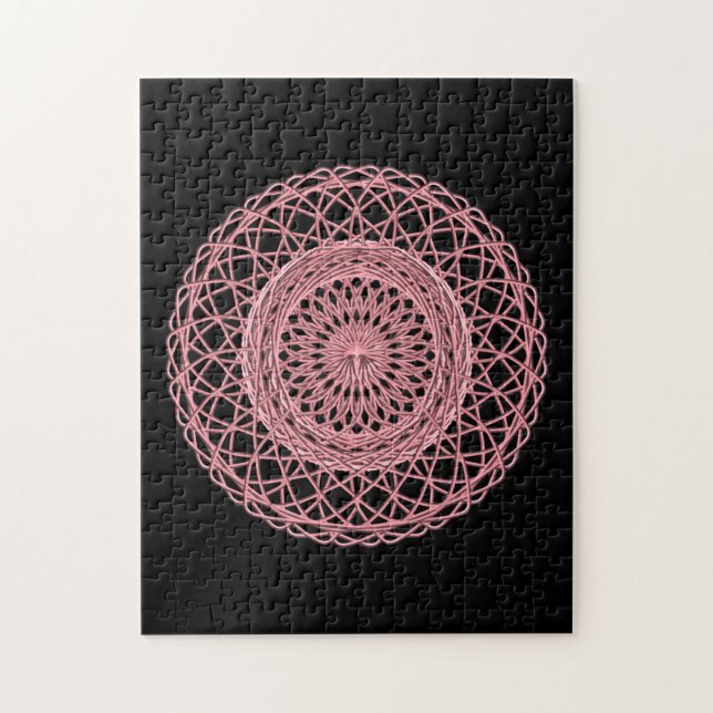 Rosa 1 puzzle (Vertikal)