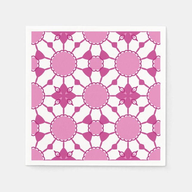 Rosa 1 serviette (Vorderseite)