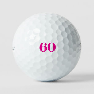 Rosa 60. Geburtstag Generischer Titelist Pro V1 Golfball