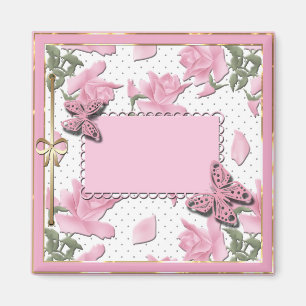 Rosa Abdeckung Magnet